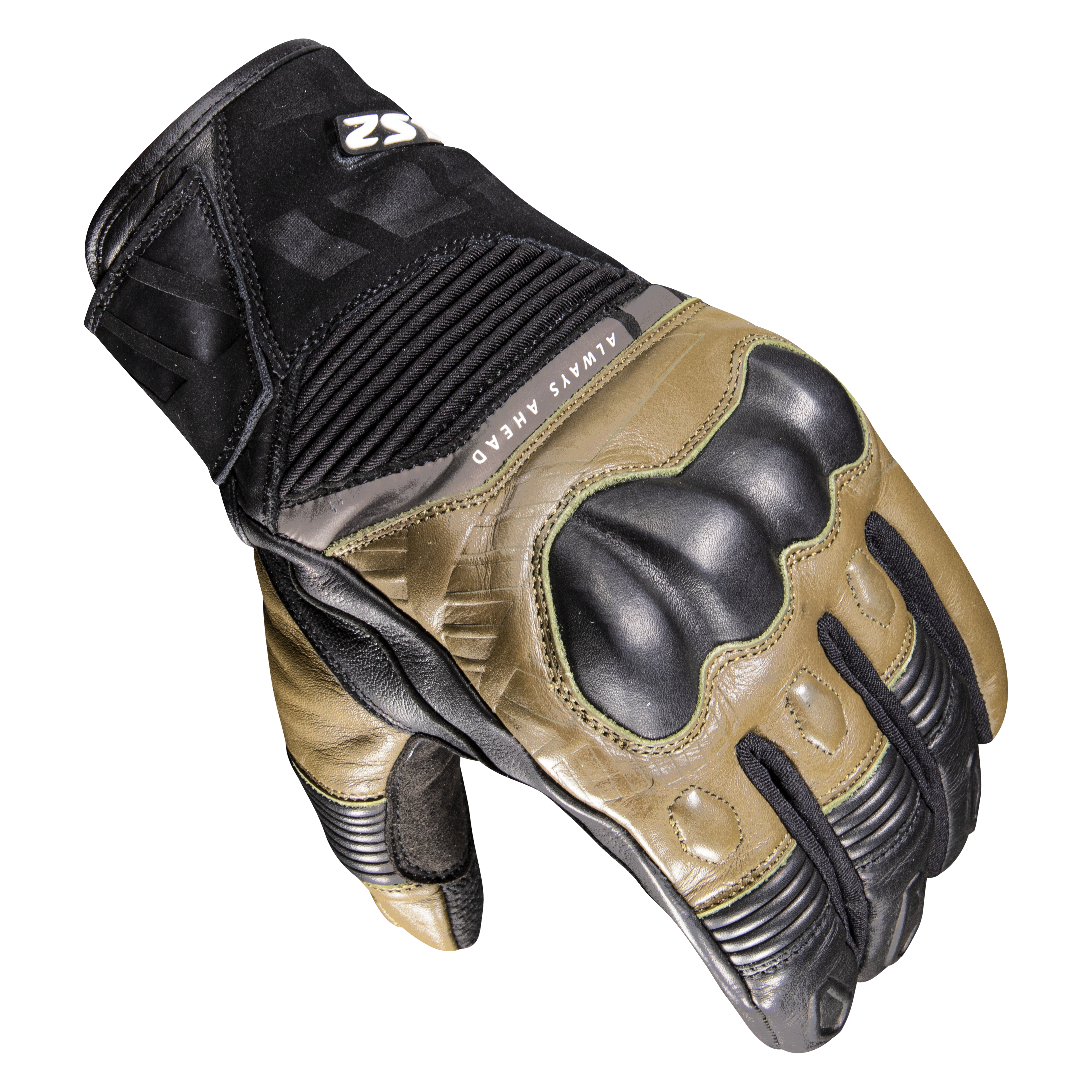 LS2 OCTANE WP MAN GLOVES BLACK BROWN